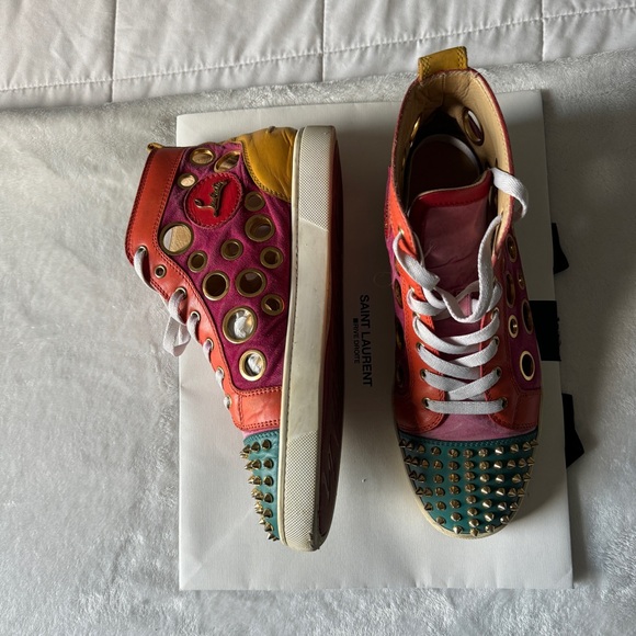 Christian Louboutin multicolored shoes - Picture 4 of 9